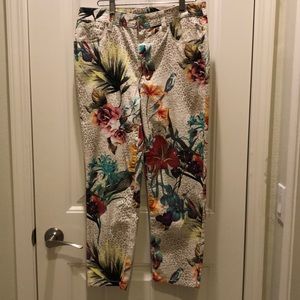 Chico’s tropical crop paint size 0.5
